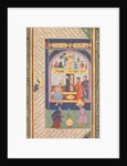 Zulaykha in her palace and as an old woman with Joseph, from a Panj Ganj…, 1603-1 by Mushfiq; others