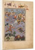 Rustam meets the challenge of Ashkabus, from a Shah-nama of Firdausi…c1590-1600 by Unknown
