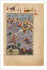 Rustam meets the challenge of Ashkabus, from a Shah-nama of Firdausi…c1590-1600 by Unknown
