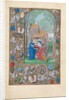 Hours of Queen Isabella the Catholic, Queen of Spain: Fol. 115v, Visitation, c. 1500 by Master of the First Prayerbook of Maximillian