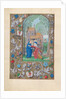 Hours of Queen Isabella the Catholic, Queen of Spain: Fol. 115v, Visitation, c. 1500 by Master of the First Prayerbook of Maximillian