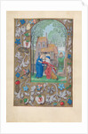 Hours of Queen Isabella the Catholic, Queen of Spain: Fol. 115v, Visitation, c. 1500 by Master of the First Prayerbook of Maximillian