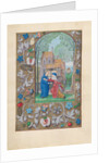 Hours of Queen Isabella the Catholic, Queen of Spain: Fol. 115v, Visitation, c. 1500 by Master of the First Prayerbook of Maximillian