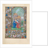 Hours of Queen Isabella the Catholic, Queen of Spain: Fol. 115v, Visitation, c. 1500 by Master of the First Prayerbook of Maximillian