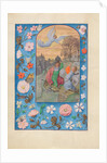 Hours of Queen Isabella the Catholic, Queen of Spain: Fol. 131v, Annunciation…, c. 1500 by Master of the First Prayerbook of Maximillian