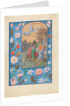 Hours of Queen Isabella the Catholic, Queen of Spain: Fol. 131v, Annunciation…, c. 1500 by Master of the First Prayerbook of Maximillian