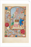 Hours of Queen Isabella the Catholic, Queen of Spain: Fol. 177v, St. Sebastian, c. 1500 by Master of the First Prayerbook of Maximillian