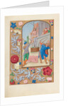Hours of Queen Isabella the Catholic, Queen of Spain: Fol. 177v, St. Sebastian, c. 1500 by Master of the First Prayerbook of Maximillian