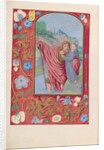 Hours of Queen Isabella the Catholic, Queen of Spain: Fol. 179v, St. Christopher, c. 1500 by Master of the First Prayerbook of Maximillian