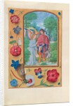 Hours of Queen Isabella the Catholic, Queen of Spain: Fol. 181v, St. Roch, c. 1500 by Master of the First Prayerbook of Maximillian