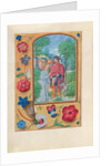 Hours of Queen Isabella the Catholic, Queen of Spain: Fol. 181v, St. Roch, c. 1500 by Master of the First Prayerbook of Maximillian