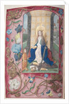 Hours of Queen Isabella the Catholic, Queen of Spain: Fol. 189v, St. Catherine, c. 1500 by Master of the First Prayerbook of Maximillian