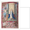 Hours of Queen Isabella the Catholic, Queen of Spain: Fol. 189v, St. Catherine, c. 1500 by Master of the First Prayerbook of Maximillian
