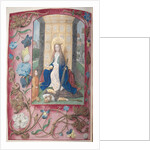 Hours of Queen Isabella the Catholic, Queen of Spain: Fol. 189v, St. Catherine, c. 1500 by Master of the First Prayerbook of Maximillian