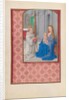 Hours of Queen Isabella the Catholic, Queen of Spain: Fol. 267v, Vision of St. Bernard, c. 1500 by Master of the First Prayerbook of Maximillian