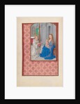 Hours of Queen Isabella the Catholic, Queen of Spain: Fol. 267v, Vision of St. Bernard, c. 1500 by Master of the First Prayerbook of Maximillian