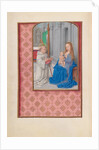 Hours of Queen Isabella the Catholic, Queen of Spain: Fol. 267v, Vision of St. Bernard, c. 1500 by Master of the First Prayerbook of Maximillian