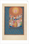 Hours of Queen Isabella the Catholic, Queen of Spain: Fol. 37v, Court of Heaven, c. 1500 by Master of the First Prayerbook of Maximillian