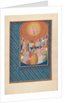 Hours of Queen Isabella the Catholic, Queen of Spain: Fol. 37v, Court of Heaven, c. 1500 by Master of the First Prayerbook of Maximillian