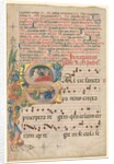Leaf from a Gradual: Historiated Initial S[alve Sancta Parens]…, c. 1420-1450 by Unknown
