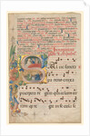 Leaf from a Gradual: Historiated Initial S[alve Sancta Parens]…, c. 1420-1450 by Unknown