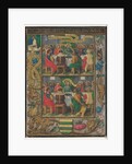 Single Leaf with Scenes from the Last Supper, c.1525-1530 by Simon Bening