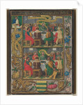 Single Leaf with Scenes from the Last Supper, c.1525-1530 by Simon Bening