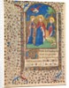 Leaf from a Book of Hours: Sts. Geneviève, Catherine of Alexandria, and Margaret, c. 1415 by Boucicaut Master