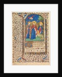 Leaf from a Book of Hours: Sts. Geneviève, Catherine of Alexandria, and Margaret, c. 1415 by Boucicaut Master