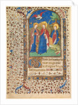 Leaf from a Book of Hours: Sts. Geneviève, Catherine of Alexandria, and Margaret, c. 1415 by Boucicaut Master