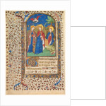 Leaf from a Book of Hours: Sts. Geneviève, Catherine of Alexandria, and Margaret, c. 1415 by Boucicaut Master