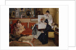 In the Studio, 1888 by Alfred Stevens