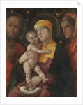 The Holy Family with Saint Mary Magdalen, ca. 1495-1500 by Andrea Mantegna