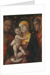 The Holy Family with Saint Mary Magdalen, ca. 1495-1500 by Andrea Mantegna