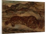 Tiger in Repose, ca. 1850-65 by Antoine-Louis Barye