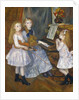The Daughters of Catulle Mendès, Huguette, Claudine…, 1888 by Pierre-Auguste Renoir