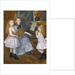 The Daughters of Catulle Mendès, Huguette, Claudine…, 1888 by Pierre-Auguste Renoir