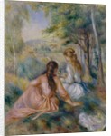 In the Meadow, 1888-92 by Pierre-Auguste Renoir
