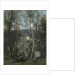 A Woman Gathering Faggots at Ville-d'Avray, ca. 1871-74 by Jean-Baptiste-Camille Corot