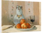 Still Life with Apples and Pitcher, 1872 by Camille Pissarro