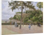 The Public Garden at Pontoise, 1874 by Camille Pissarro