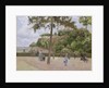 The Public Garden at Pontoise, 1874 by Camille Pissarro