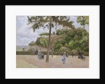 The Public Garden at Pontoise, 1874 by Camille Pissarro