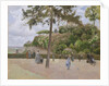 The Public Garden at Pontoise, 1874 by Camille Pissarro