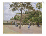 The Public Garden at Pontoise, 1874 by Camille Pissarro