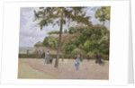 The Public Garden at Pontoise, 1874 by Camille Pissarro