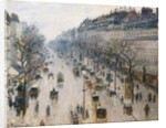 The Boulevard Montmartre on a Winter Morning, 1897 by Camille Pissarro