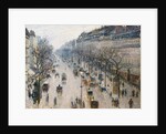 The Boulevard Montmartre on a Winter Morning, 1897 by Camille Pissarro