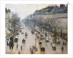 The Boulevard Montmartre on a Winter Morning, 1897 by Camille Pissarro