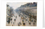 The Boulevard Montmartre on a Winter Morning, 1897 by Camille Pissarro